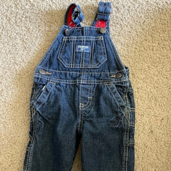 Infant Baby Boy OshKosh Coveralls Insulated Overalls - Picture 1 of 4